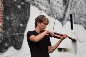 Playing Violin 