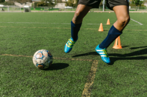 kicking ball